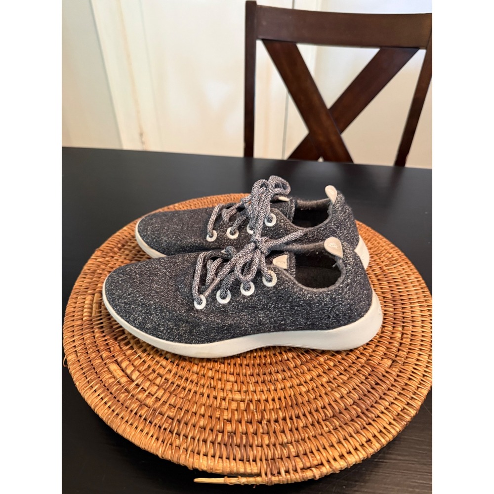 Allbirds Wool Runners Charcoal Grey Heather Merino Wool Sneakers Womens 8